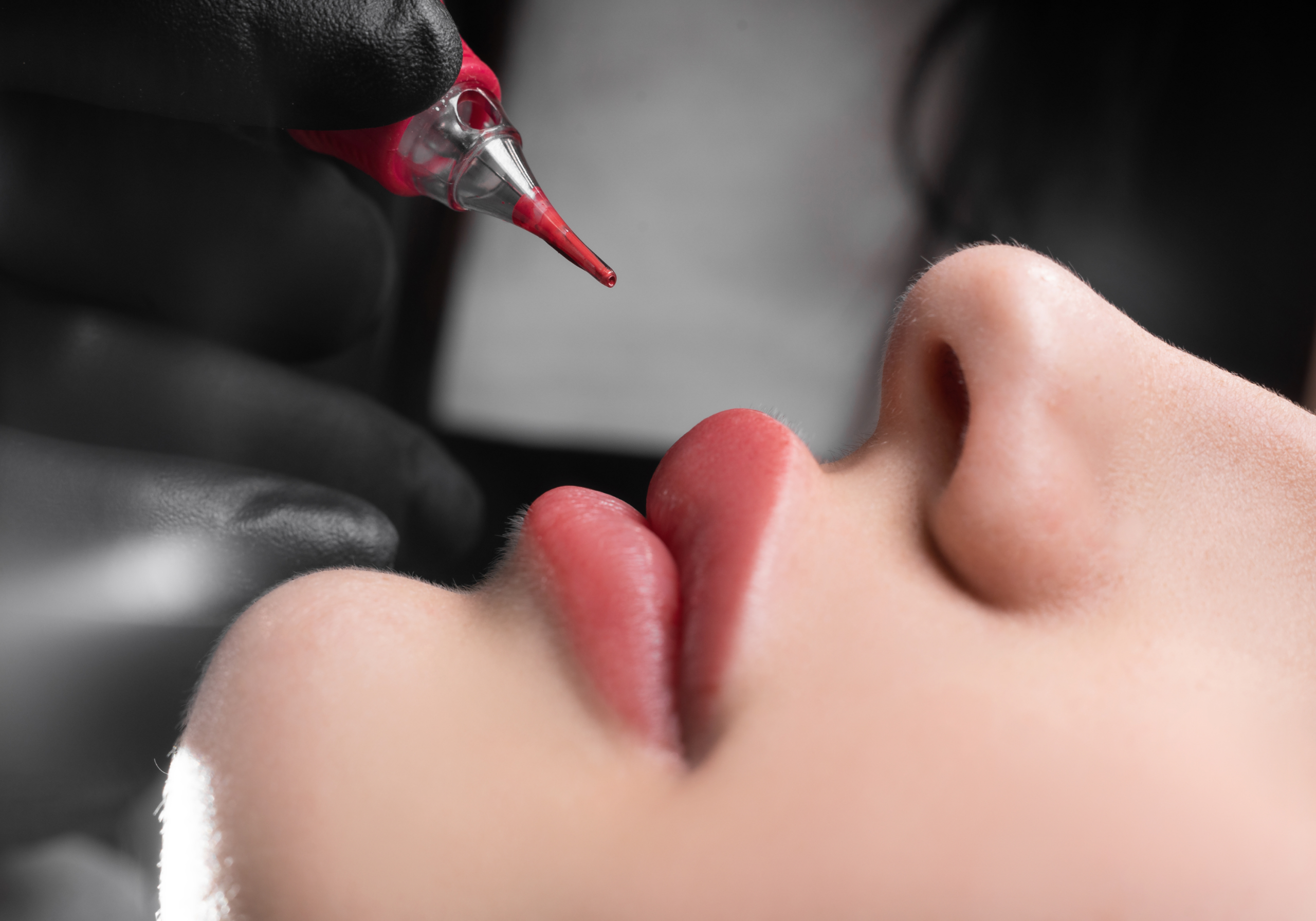 Aquarell Lips Permanent Make-up im Kosmetikstudio Si Bella Bielefeld